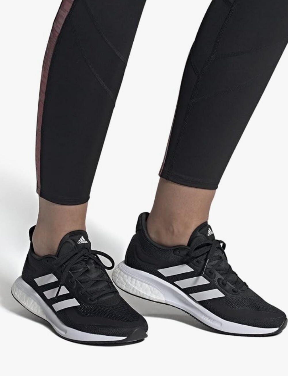 adidas Black and White Athletic Sneakers Size 6 Sneakers